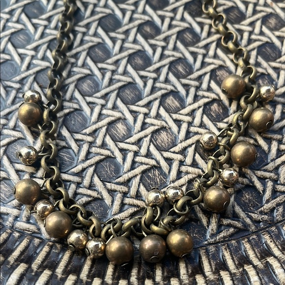 Paparazzi Gold Classic Copper Necklace and earrings set Timeless Elegance - Picture 3 of 4